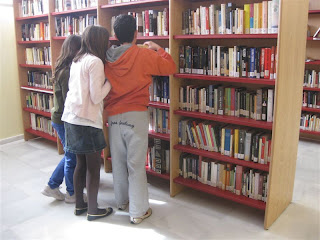 biblioteca interior